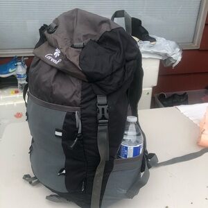 Coreal 35L Men’s Black & Gray Lightweight Foldable Travel Hiking Backpack